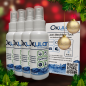 Preview: OKulan Weihnachtsaktion Sensitive Cleaner Brillenreiniger Spray 4 x 100 ml + OKulan Sensitive Cleaner Anti-Beschlag-Tuch